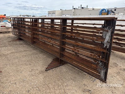 Quantity of (10) 24 ft x 4 ft 9 in Livestock Panel