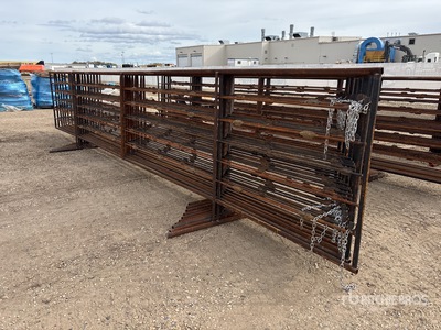 Quantity of (10) 24 ft x 4 ft 9 in Livestock Panel