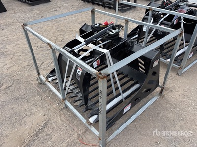 2025 LANDY RRGB44 44 in Rock Benne avec Grappin pour chargeuse à différentiel (Unused)