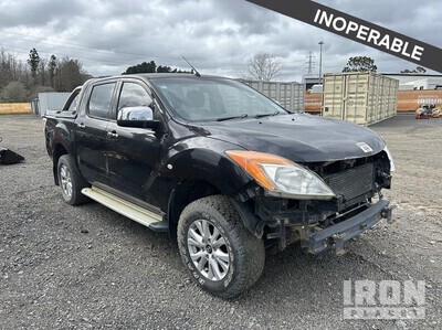 2012 Mazda BT-50 4x4 Dual Cab Pick Up (Inoperable)