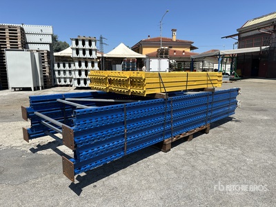 Blue Yellow Scaffolding Varios. Industrial