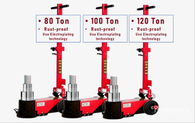 Quantity of (3) 2025 ZVOX JB120TS AIR/HYDRAULIC FLOOR Jack (Unused)