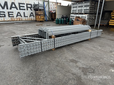 Grey Pallet Carrier Scaffolding Varios. Industrial