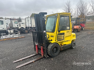 2005 Hyster H50XM 4500 lb Pneumatic Tire Forklift