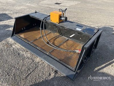 GIYI GY-VB59 1950 mm Vibrating Skid Steer Screening Bucket (Unused)