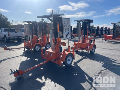 Quantity of (2) North America Traffic RCF 2.4 Electric Automated Flagger Assistance Devices