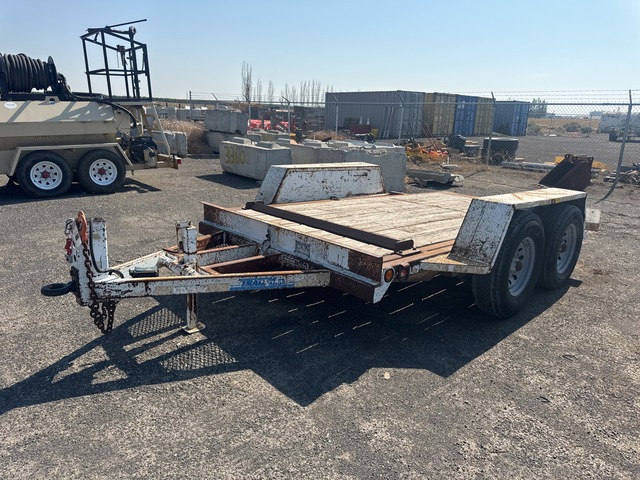 1994 Trailmax 12000 lb 12 ft T/A Tilt Deck Trailer