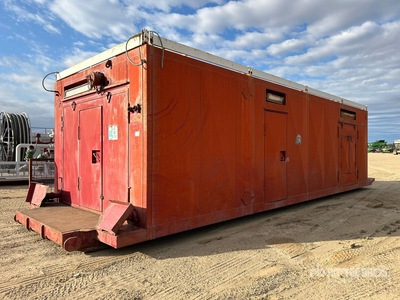 34 ft x 10 ft Skid-Mounted Rig Pump Building
