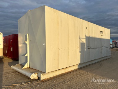 30 ft x 10 ft Skid-Mounted Water Storage Building
