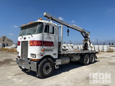 USTC 60-26 3 ton Straight Boom on 1990 Peterbilt 362 6x4 Boom Truck