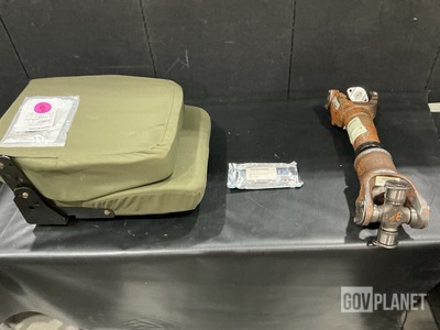 (2) Propeller Shafts, (1) Light Assembly, (1) Vehicular Seat & Assorted Items