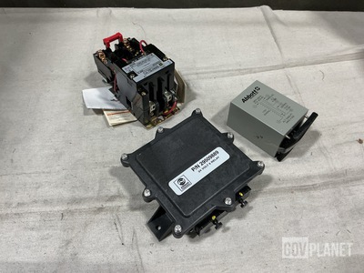 (6) Starters, (1) Power Transformer, (1) Regulator & Assorted Items