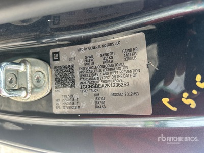 2019 Chevrolet Colorado Pickup