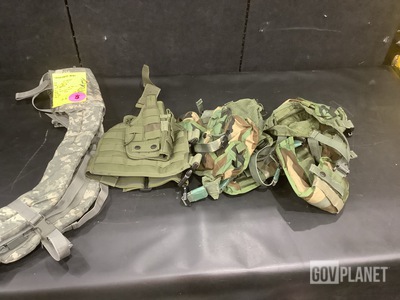 (9) Holsters, (13) Cheek Rests, (21) Shoulder Straps & Assorted Items