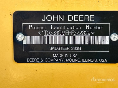 John Deere 333G Compact Track Loader