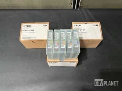 (160) TDK D2407-LTO4 Ultrium 4 Data Cartridges
