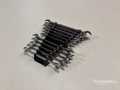 Snap-On 6 pcs 6 Point Metric Flank Drive Double End Flare Nut Wrench Set