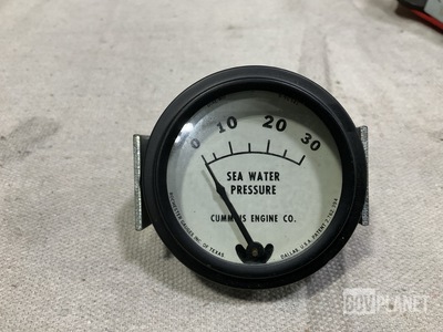 Cummins Sea Water Pressure Gage