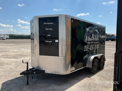 2023 Arising 712VRTB 14 ft T/A Enclosed Trailer