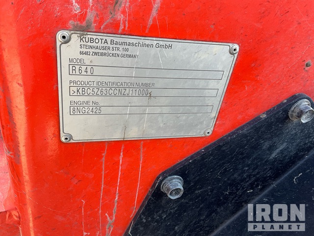 CARGADOR FRONTAL 2023 KUBOTA R640R41
