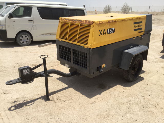 2014 Atlas Copco XA-157 Air Compressor
