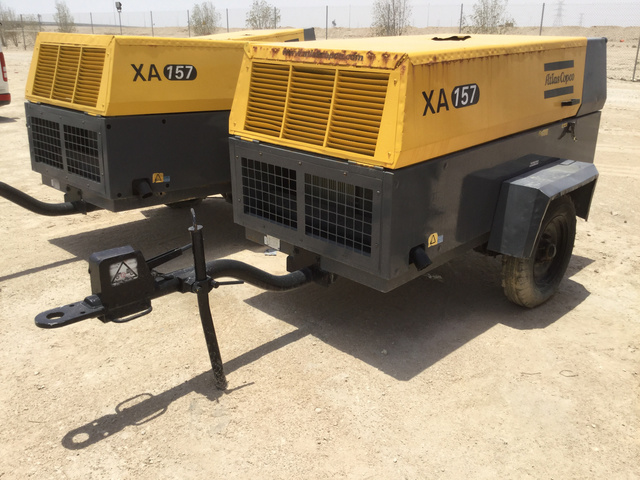 2014 Atlas Copco XA-157 Air Compressor