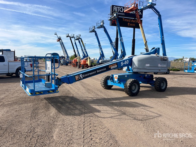 2016 Genie S40 4WD Diesel Telescopic Boom Lift | Ritchie Bros. Auctioneers