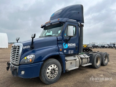 2017 Freightliner Cascadia 125 6x4 T/A Day Cab Truck Tractor (Inoperable)