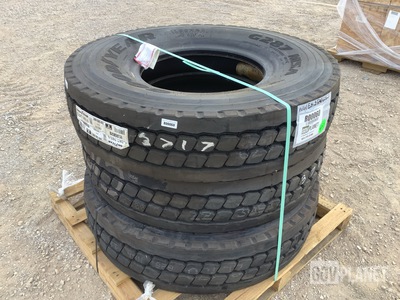 (3) Goodyear 11.00R20 Tires