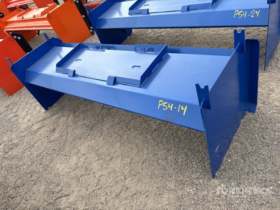 2025 Kit Containers QT-SP-8-23-PB 92 in Skid Steer Snow Pusher (Unused)