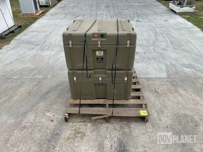 (2) ECS Loadmaster Storage Cases Divers : Matériel de terrain