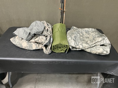 (16) Bivy Covers, (25) Sleeping Mats, (7) Poncho Liners & Assorted Items