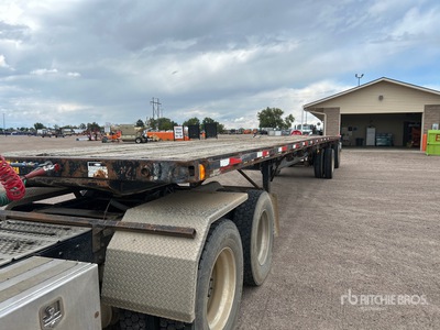1998 Fruehauf 48 ft T/A Spread Axle Remolque caja abierta