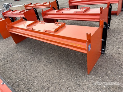2025 Kit Containers QT-SP-10-23-PB Skid Steer Snow Pusher (Unused)