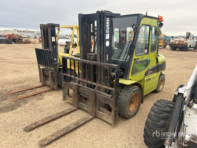 Clark C50 SL 10000 lb Pneumatic Tire Forklift (Inoperable)