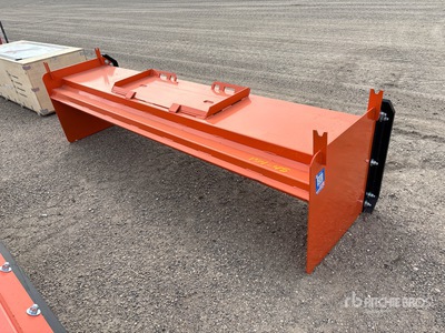 2025 Kit Containers QT-SP-10-23-PB 117 in Skid Steer Snow Pusher (Unused)