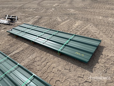 Quantity of Kit Containers Steel R Panel 12 ft x 3 ft Corrugated Steel Panels (Unused)
