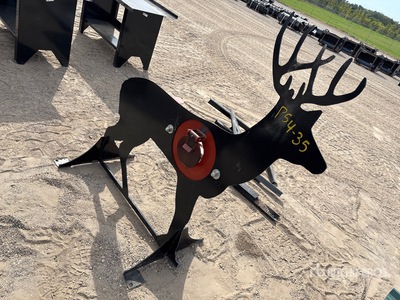 2025 Kit Containers AR500ATDEER Steel Shooting Target (Unused)