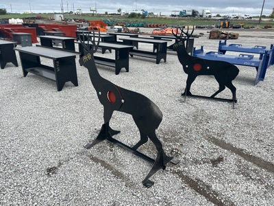 2025 Kit Containers AR500ATDEER Steel Shooting Target (Unused)