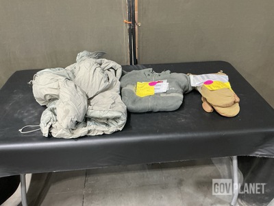 (17) Cold Weather Parkas, (11) Cold Weather Parka Liners & Assorted Items