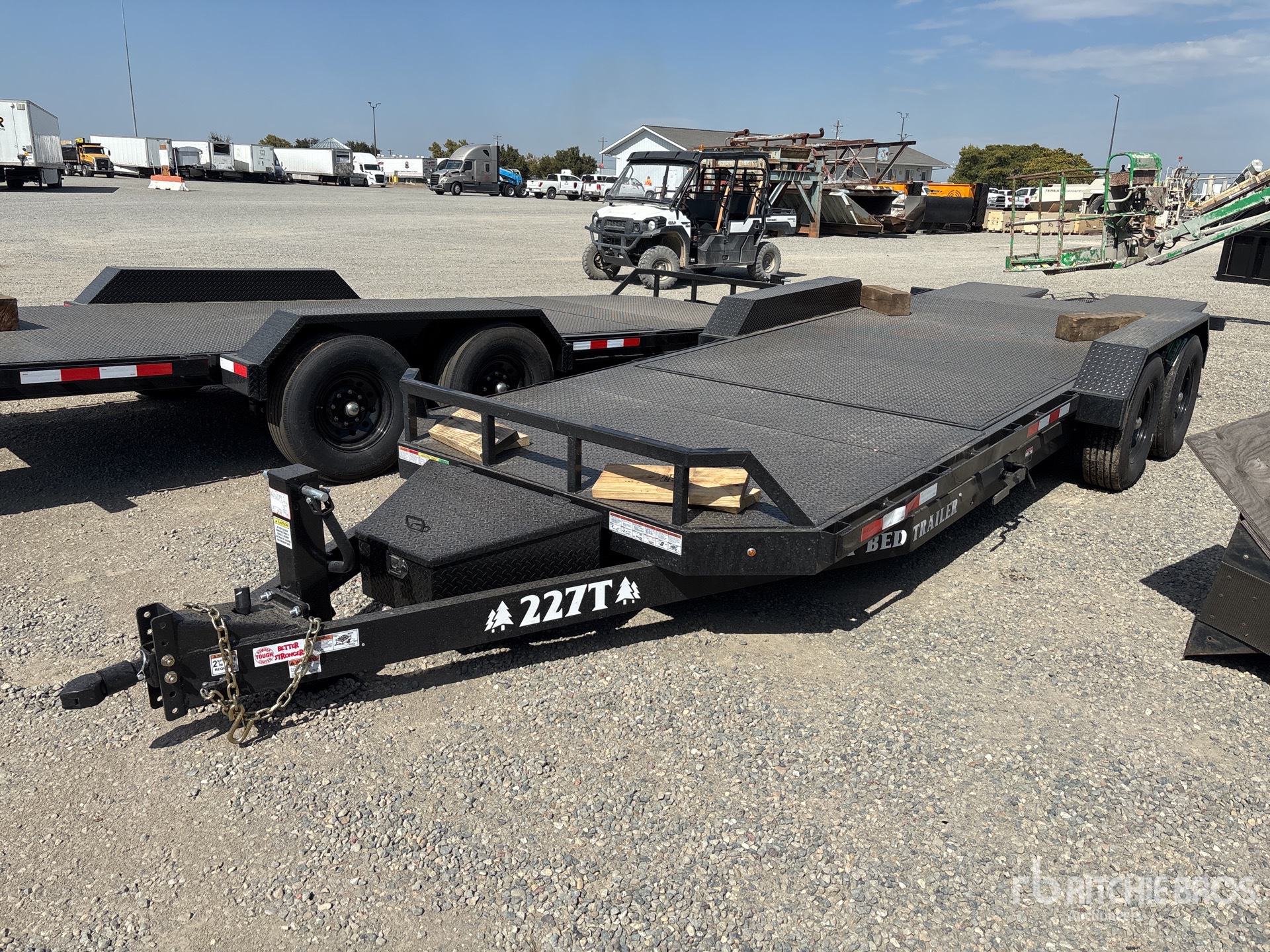 2026 Industrias America 227T 20 ft T/A Tilt Deck Trailer
