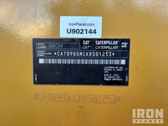 CARGADOR FRONTAL 2016 CATERPILLAR 980M