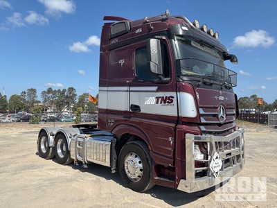 2020 Mercedes-Benz ACTROS 2658 6x4 3- Achs Sattelzugmaschine mit Schlafkabine