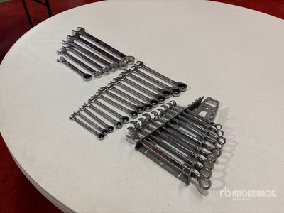 13 pcs 12 Point Metric Ratcheting Wrench Set