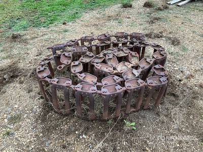 Quantity of (2) Steel Skid Steer Tracks - Fits Bobcat S250