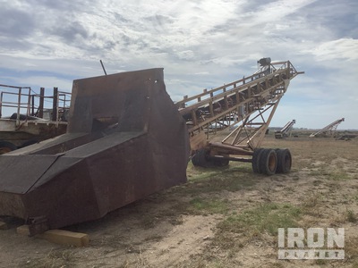 30 in x 50 ft Portable Dozer Trap Feed Conveyor