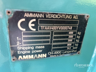 Ammann Double Drum Roller