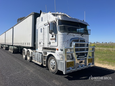 2017 Kenworth K200 Big Cab Aerodyne 6x4 3- Achs Sattelzugmaschine mit Schlafkabine
