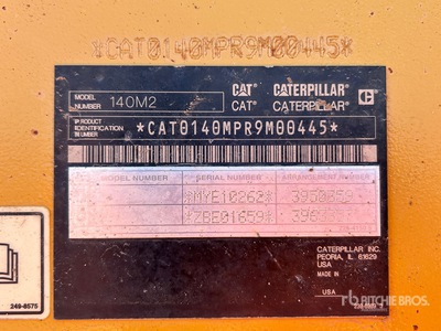 2014 Cat 140M2 VHP Plus Motor Grader