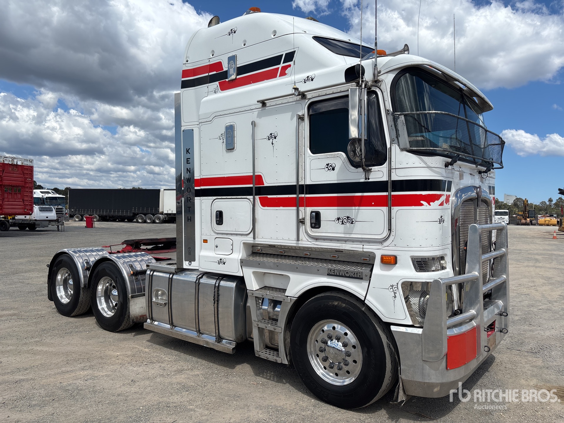 2016 Kenworth K200 Big Cab Aerodyne 6x4 T/A Sleeper Truck Tractor